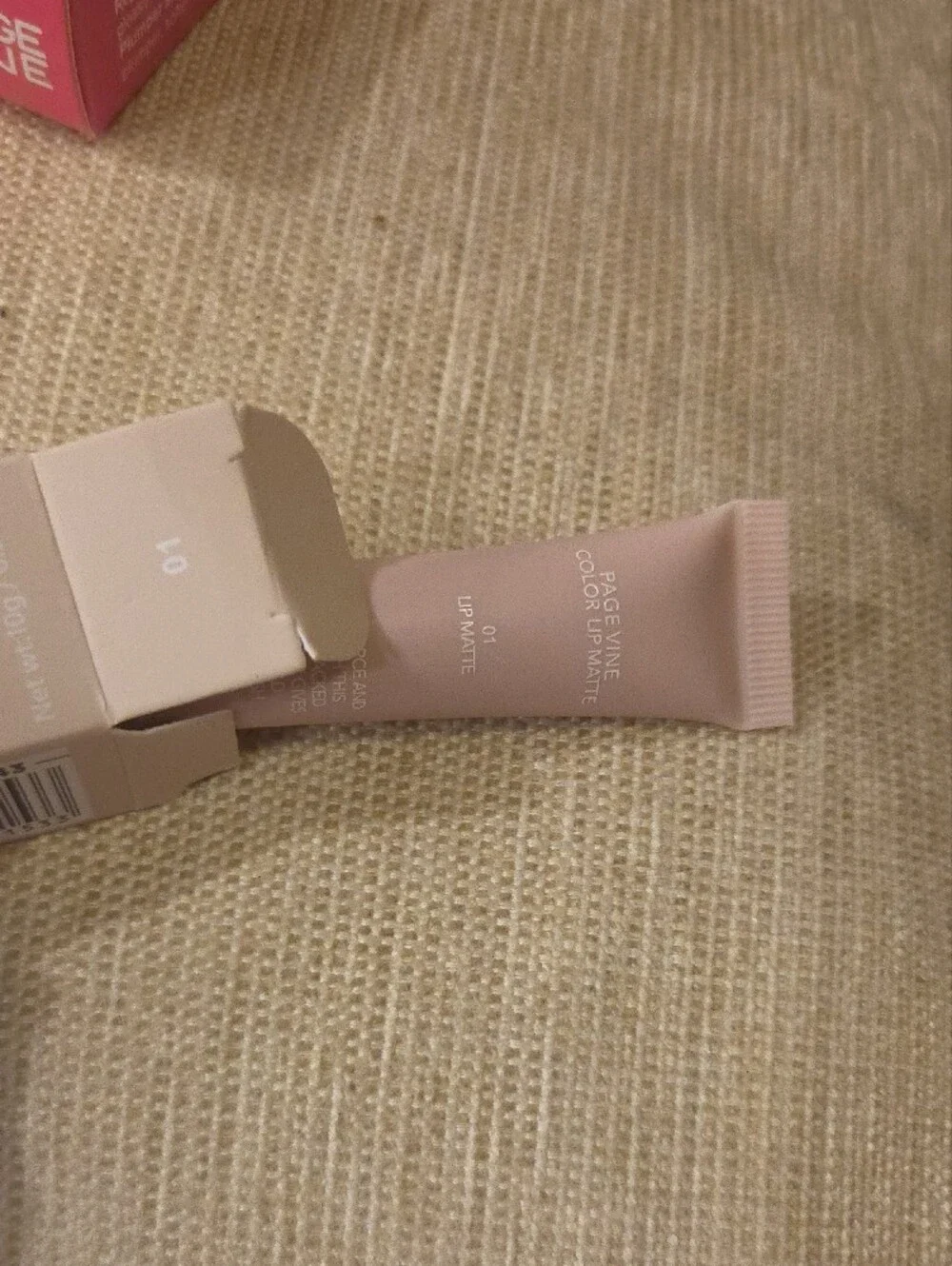 Page Vine Trio Pink Lip Balms & Lip Matte NIB